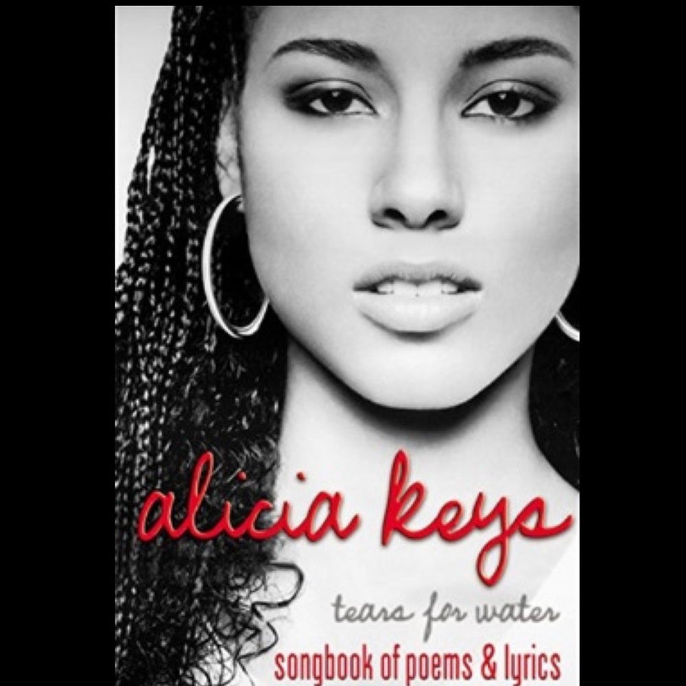 Alicia Keys’ Book Tears for water: Songbook of Poems & Lyrics 📚Paperback